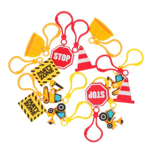 ABOOFAN 12 Stück Teiliges Baustellen-schlüsselanhänger Leichte Kunststoff-Baufahrzeug-schlüsselringe Stabile Baufahrzeug-accessoires Partygeschenke für Jungen Geburtstags-mitgebsel ABOOFAN 12 Stück Teiliges Baustellen-schlüsselanhänger Leichte Kunststoff-Baufahrzeug-schlüsselringe Stabile Baufahrzeug-accessoires Partygeschenke für Jungen Geburtstags-mitgebsel von ABOOFAN