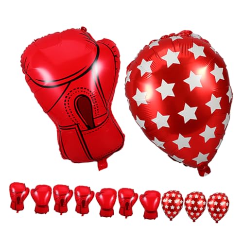 ABOOFAN 12 Stück Teiliges Boxhandschuh und Sandsack Folienballons Rote Wrestling Party Deko für Männer Robuste Sport Party Zubehör Geburtstagsfeier mit Box und Sportthema ABOOFAN 12 Stück Teiliges Boxhandschuh und Sandsack Folienballons Rote Wrestling Party Deko für Männer Robuste Sport Party Zubehör Geburtstagsfeier mit Box und Sportthema von ABOOFAN