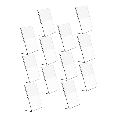 ABOOFAN 12 Stück Transparenter Präsentationsständer bilderrahmen preisetiketten stule pub Menühalterständer Staffelei stehen Hochzeitsschildhalter Tischnummernhalter für die Hochzeit Acryl ABOOFAN 12 Stück Transparenter Präsentationsständer bilderrahmen preisetiketten stule pub Menühalterständer Staffelei stehen Hochzeitsschildhalter Tischnummernhalter für die Hochzeit Acryl von ABOOFAN