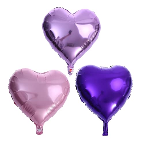 ABOOFAN 12Stücke Herz Folienballons Romantische Hochzeitsballons Rosa Helllila für Unvergessliche Partys Geburtstagsfeiern und Dekorative Anlässe ABOOFAN 12Stücke Herz Folienballons Romantische Hochzeitsballons Rosa Helllila für Unvergessliche Partys Geburtstagsfeiern und Dekorative Anlässe von ABOOFAN