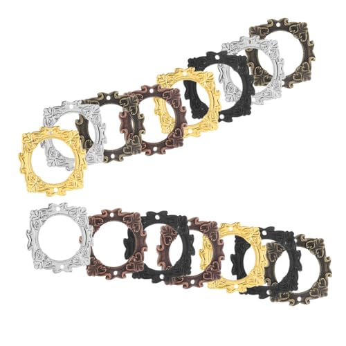 ABOOFAN 15 Stück Teiliges Vintage Label Frame aus Robustem Legierungsmetall Runde Europäische Dekorrahmen für Akten Büro und Heimorganisation Widerstandsfähig und Vielseitig Einsetzbar ABOOFAN 15 Stück Teiliges Vintage Label Frame aus Robustem Legierungsmetall Runde Europäische Dekorrahmen für Akten Büro und Heimorganisation Widerstandsfähig und Vielseitig Einsetzbar von ABOOFAN