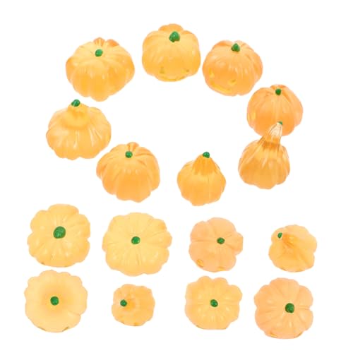 ABOOFAN 16 Stück Leuchtende Kürbislaterne -Ornamente Dollhouse Fall Dekorationen Mini-kürbis-Ornamente Mini-kürbisse Als Tischdekoration Thanksgiving-tischdekoration Harz Orange ABOOFAN 16 Stück Leuchtende Kürbislaterne -Ornamente Dollhouse Fall Dekorationen Mini-kürbis-Ornamente Mini-kürbisse Als Tischdekoration Thanksgiving-tischdekoration Harz Orange von ABOOFAN