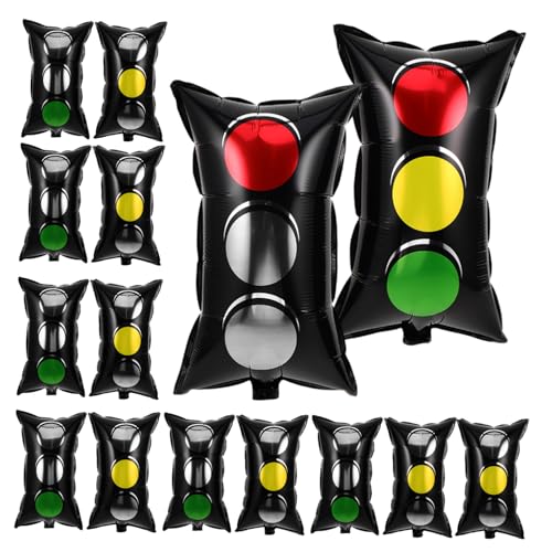 ABOOFAN 16 Stück Teiliges Verkehrssignal folienballon Rote und Grüne Ampelballons Jumbo Wiederverwendbar Kindergeburtstags dekoration Transport Rennwagen themenparty Zubehör ABOOFAN 16 Stück Teiliges Verkehrssignal folienballon Rote und Grüne Ampelballons Jumbo Wiederverwendbar Kindergeburtstags dekoration Transport Rennwagen themenparty Zubehör von ABOOFAN