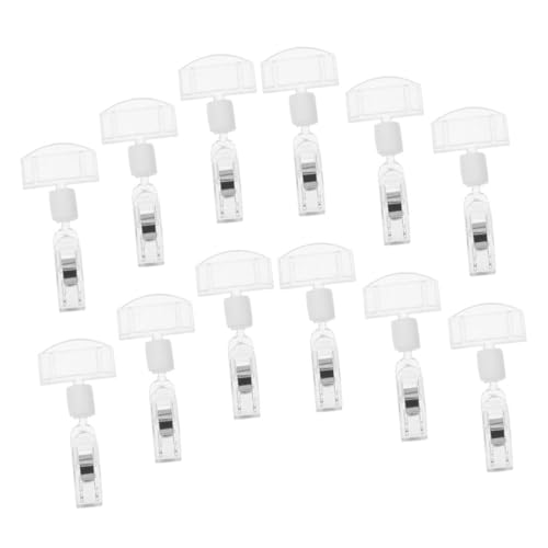ABOOFAN 16 Stück Werbeclip Anzeige Clips für den Supermarkt Etikett Inhaber Zeichenclip Kartenpräsentationsclips durchsichtiger Schildhalter Clips für Einzelhandelsschilder Abs Transparent ABOOFAN 16 Stück Werbeclip Anzeige Clips für den Supermarkt Etikett Inhaber Zeichenclip Kartenpräsentationsclips durchsichtiger Schildhalter Clips für Einzelhandelsschilder Abs Transparent von ABOOFAN