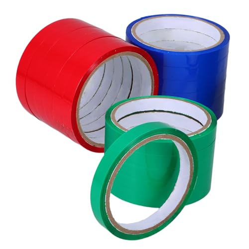 ABOOFAN 18 Rollen Bündelband Beutelverschlussband buntes Klebeband Klebebandverschluss für Beutel Klebeband zum Einwickeln Verschlussband herstellen Beutelversiegelungsbandspender PVC von ABOOFAN