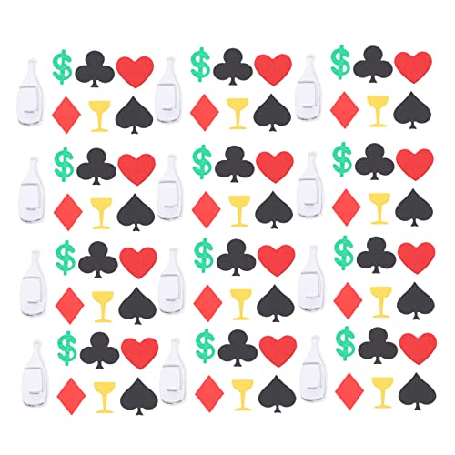 ABOOFAN 1Packung Poker Thema Konfetti Tischdeko für Las Wiederverwendbar für Dekorationen und Feiern Sorgt für Spaß ABOOFAN 1Packung Poker Thema Konfetti Tischdeko für Las Wiederverwendbar für Dekorationen und Feiern Sorgt für Spaß von ABOOFAN
