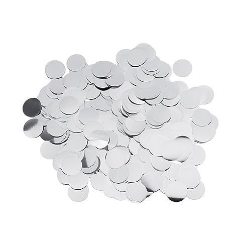 ABOOFAN 1Packung Rundes Aluminiumfolie Paillettenkonfetti Tischstreuungen Ballonfüller für Festlichkeiten Silber Hochwertige für Partys und Feierlichkeiten ABOOFAN 1Packung Rundes Aluminiumfolie Paillettenkonfetti Tischstreuungen Ballonfüller für Festlichkeiten Silber Hochwertige für Partys und Feierlichkeiten von ABOOFAN
