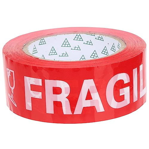 ABOOFAN 1Rolle Warnklebeband Selbstklebendes Zerbrechlich Band für Sicheren Versand für Verpackungen Transport Hochwertiges Material Langlebig Robust von ABOOFAN