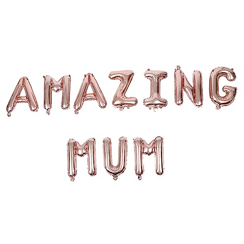 ABOOFAN 1Satz Muttertags Ballonset Folienballons Mum Roségold für Festliche Dekoration Langlebig Verwenden für Partys und Feierlichkeiten ABOOFAN 1Satz Muttertags Ballonset Folienballons Mum Roségold für Festliche Dekoration Langlebig Verwenden für Partys und Feierlichkeiten von ABOOFAN