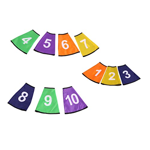 ABOOFAN 1Satz Zahlen Zeichenbezüge für Flaggenhülsen Bunte Kegelärmel zur Markierung von Sportplätzen für Kreative Spielaktivitäten und ABOOFAN 1Satz Zahlen Zeichenbezüge für Flaggenhülsen Bunte Kegelärmel zur Markierung von Sportplätzen für Kreative Spielaktivitäten und von ABOOFAN