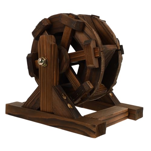 ABOOFAN Einzigartiges Wasserrad-Ornament Aus Holz Im Chinesischen Stil Dekoration Für Den Schreibtisch Künstlerische Elemente Für Das Home Office von ABOOFAN