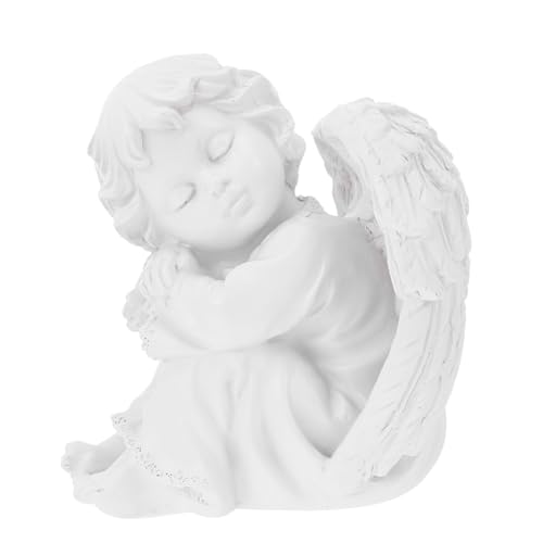 ABOOFAN 1stk Engel Dekorative Ornamente Herbstengelfigur Beleuchtet Ästhetisch Für Sonnenengel Alarm Led Steht Steigleitung Dekoration Der Engelsstatue Grabschmuck Lichterketten Weiß Harz ABOOFAN 1stk Engel Dekorative Ornamente Herbstengelfigur Beleuchtet Ästhetisch Für Sonnenengel Alarm Led Steht Steigleitung Dekoration Der Engelsstatue Grabschmuck Lichterketten Weiß Harz von ABOOFAN