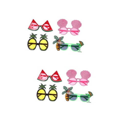 ABOOFAN 2 Sätze Lustige Hawaiianische Sonnenbrillen Für Strandpartys Teiliges Mit Einzigartigen Design Ananas Grüne Wassermelone Glitzer Partyaccessoires Für Erwachsene 4 Stück * 2 ABOOFAN 2 Sätze Lustige Hawaiianische Sonnenbrillen Für Strandpartys Teiliges Mit Einzigartigen Design Ananas Grüne Wassermelone Glitzer Partyaccessoires Für Erwachsene 4 Stück * 2 von ABOOFAN