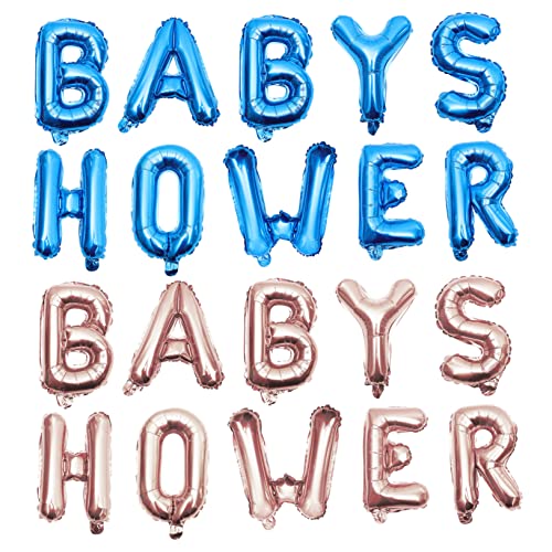 ABOOFAN 2 Sätze Shower Teilig Roségold und Blau Deko Party Luftballons für Mädchen und Jungen Festliche Babyparty Dekoration ABOOFAN 2 Sätze Shower Teilig Roségold und Blau Deko Party Luftballons für Mädchen und Jungen Festliche Babyparty Dekoration von ABOOFAN