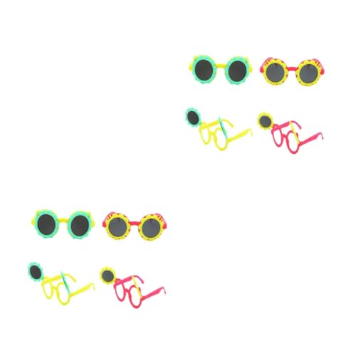 ABOOFAN 2 Sätze Sonnenblumen Klappsonnenbrillen Für Lustige Partybrillen Für Fotografie Und Outdoor Aktivitäten Mitgebsel Für Strandurlaub 4 Stücke * 2 von ABOOFAN