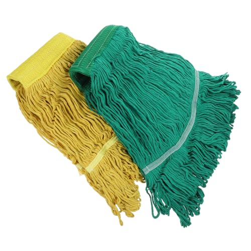 ABOOFAN 2 Stück Hochabsorbierende Mop Ersatzköpfe aus Baumwollgarn Zubehör für Haushaltsreinigung Geeignet für Fliesen und Marmorböden ABOOFAN 2 Stück Hochabsorbierende Mop Ersatzköpfe aus Baumwollgarn Zubehör für Haushaltsreinigung Geeignet für Fliesen und Marmorböden von ABOOFAN