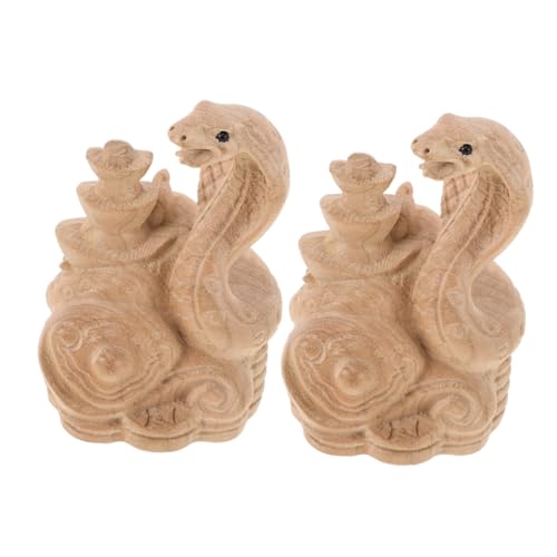 ABOOFAN Handgefertigte Schlangenfiguren Aus Holz Für Die Inneneinrichtung Dekorative Ornamente Zum Schlangenjahr ABOOFAN Handgefertigte Schlangenfiguren Aus Holz Für Die Inneneinrichtung Dekorative Ornamente Zum Schlangenjahr von ABOOFAN