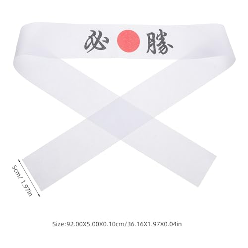 ABOOFAN 2 Stück Japanische Ninja Stirnbänder Karate Headbands mit Einzigartigem Karate Druck für Küche Martial Arts und Outdoor Aktivitäten ABOOFAN 2 Stück Japanische Ninja Stirnbänder Karate Headbands mit Einzigartigem Karate Druck für Küche Martial Arts und Outdoor Aktivitäten von ABOOFAN