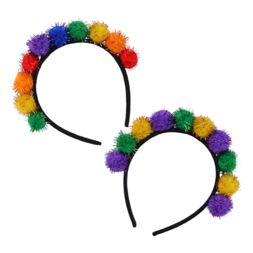 ABOOFAN 2 Stück Karneval Stirnband Karneval Kopfbedeckung Flauschiges Bommel-stirnband Lustige Haarzubehör Karneval Haarband Festliche Haarzubehör Bunte Haaraccessoires Haarball ABOOFAN 2 Stück Karneval Stirnband Karneval Kopfbedeckung Flauschiges Bommel-stirnband Lustige Haarzubehör Karneval Haarband Festliche Haarzubehör Bunte Haaraccessoires Haarball von ABOOFAN