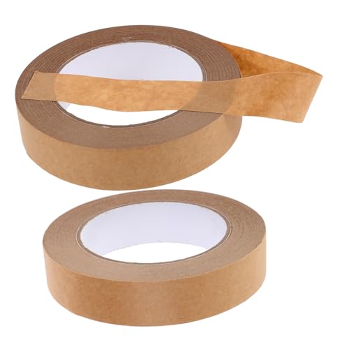ABOOFAN 2 Stück Klebeband Sich Bewegendes Band Packband Aus Papier Abdeckband Rahmenband Packpapier Kleben Packband Aus Kraft Kraftpapier ABOOFAN 2 Stück Klebeband Sich Bewegendes Band Packband Aus Papier Abdeckband Rahmenband Packpapier Kleben Packband Aus Kraft Kraftpapier von ABOOFAN