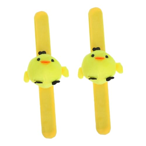 ABOOFAN 2Stücke Plüsch Hühner Slap Armband Niedliches Stofftier Handgelenkspielzeug für Partys Gastgeschenke für Geburtstagsfeiern und Feiertagsfeiern ABOOFAN 2Stücke Plüsch Hühner Slap Armband Niedliches Stofftier Handgelenkspielzeug für Partys Gastgeschenke für Geburtstagsfeiern und Feiertagsfeiern von ABOOFAN