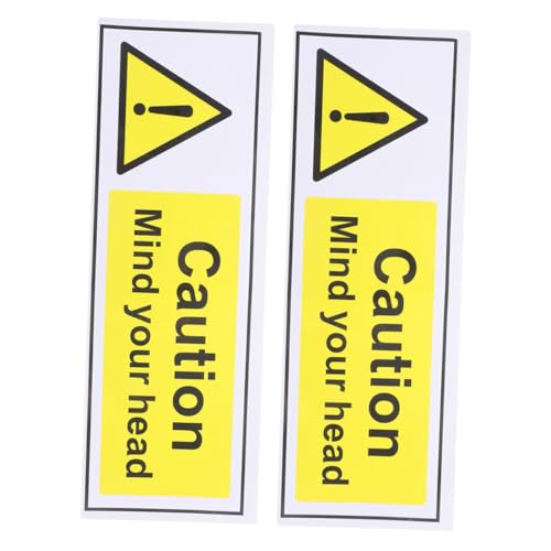 ABOOFAN 2 Stück Kneipen-Wanddekoration warnschild Straßensicherheitsschild wanddekor aufkleber Wandplakataufkleber Bar-Plakat Bar- -Schild Bar Wanddekoration Wandaufkleber pp von ABOOFAN