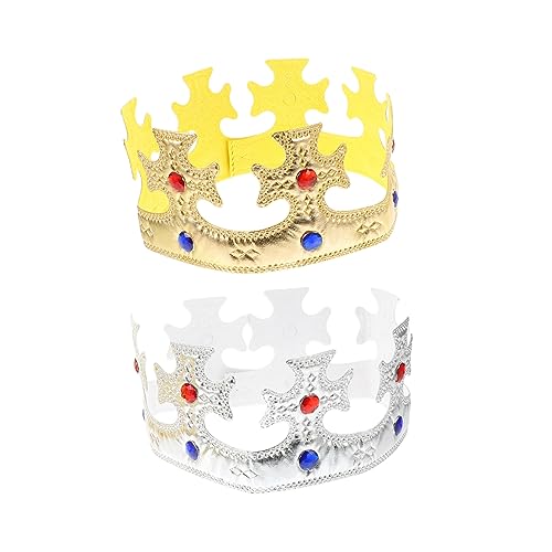 ABOOFAN 2 Stück Krone dvd the crown birthday crown für Tiaras Geburtstag Party Performance-Requisiten königliche Kopfbedeckung Tiara Kopfschmuck Kleidungsdekor Tuch ABOOFAN 2 Stück Krone dvd the crown birthday crown für Tiaras Geburtstag Party Performance-Requisiten königliche Kopfbedeckung Tiara Kopfschmuck Kleidungsdekor Tuch von ABOOFAN