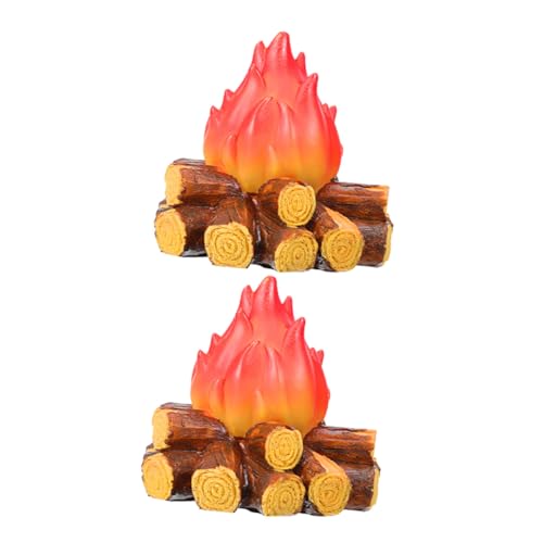 ABOOFAN 2 Stück LED Flammenlicht mit Realistischem Flammeneffekt Wetterfeste Harz Campfire Laterne für Weihnachts und Halloween Dekoration Sicher Tragbar für Outdoor Camping ohne Batterien ABOOFAN 2 Stück LED Flammenlicht mit Realistischem Flammeneffekt Wetterfeste Harz Campfire Laterne für Weihnachts und Halloween Dekoration Sicher Tragbar für Outdoor Camping ohne Batterien von ABOOFAN