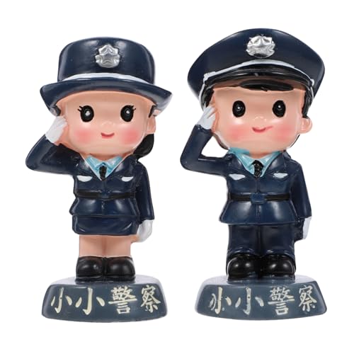 ABOOFAN 2 Stück Polizeifiguren für Kuchendekoration Tortenfiguren für Kindergeburtstag Kreative Partydeko und Foto Requisiten für Süße Feiern und Unvergessliche ABOOFAN 2 Stück Polizeifiguren für Kuchendekoration Tortenfiguren für Kindergeburtstag Kreative Partydeko und Foto Requisiten für Süße Feiern und Unvergessliche von ABOOFAN
