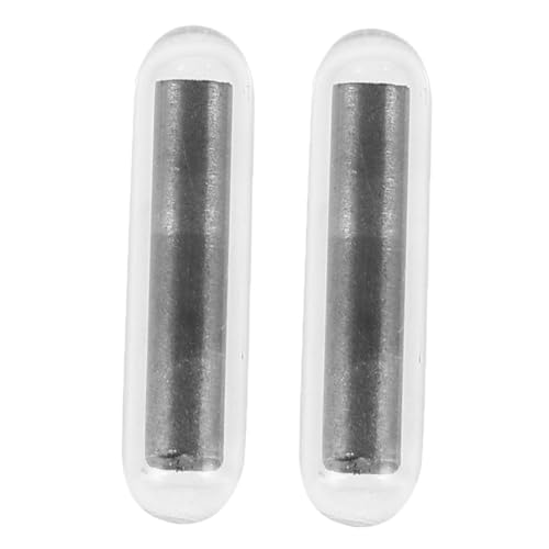 ABOOFAN 2 Stück Rührstab Labormischer Labor -Rührer Magnetrührmagnete Magnetrührer-Set Labor-Magnetrührer Magnetrührplatte Glas Rührstäbe PTFE Transparent Wiederverwendbar von ABOOFAN