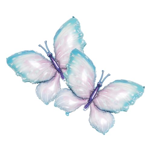 ABOOFAN 2 Stück Schmetterling Folienballons Geburtstagsdekoration für Partys und Babypartys Einfache Handhabung und Transport und Aufsehen Erregende Ballon Designs ABOOFAN 2 Stück Schmetterling Folienballons Geburtstagsdekoration für Partys und Babypartys Einfache Handhabung und Transport und Aufsehen Erregende Ballon Designs von ABOOFAN