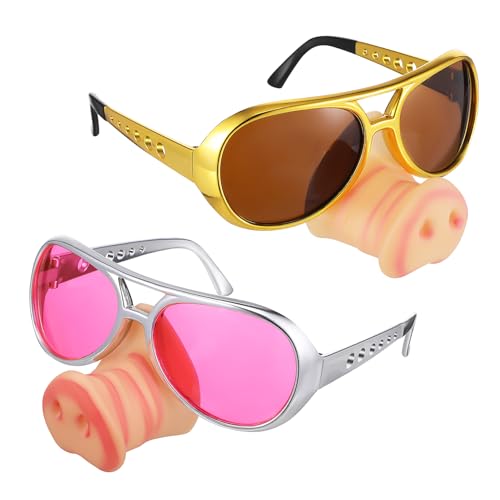 ABOOFAN 2 Stück Schweinernasenspielzeugbrille Schweinenase Für Lustige Brille Für Schwein Zubehör Halloween-partybrille Halloween-brille Kostümnase Gläser Geld Brille Plastik ABOOFAN 2 Stück Schweinernasenspielzeugbrille Schweinenase Für Lustige Brille Für Schwein Zubehör Halloween-partybrille Halloween-brille Kostümnase Gläser Geld Brille Plastik von ABOOFAN