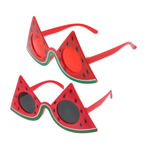 ABOOFAN 2 Stück Wassermelonen Brille Lustige Partybrille für Kindergeburtstage Tropische Eyewear für Sommerfeiern Strand Accessoires und Requisiten ABOOFAN 2 Stück Wassermelonen Brille Lustige Partybrille für Kindergeburtstage Tropische Eyewear für Sommerfeiern Strand Accessoires und Requisiten von ABOOFAN