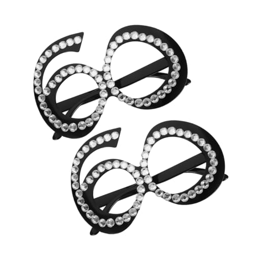 ABOOFAN 2 Stück Zahlenbrille Kunststoff Geburtstagsbrille Geburtstag Party Fotorequisite Leicht und Strapazierfähig für Feier Strand Reise ABOOFAN 2 Stück Zahlenbrille Kunststoff Geburtstagsbrille Geburtstag Party Fotorequisite Leicht und Strapazierfähig für Feier Strand Reise von ABOOFAN