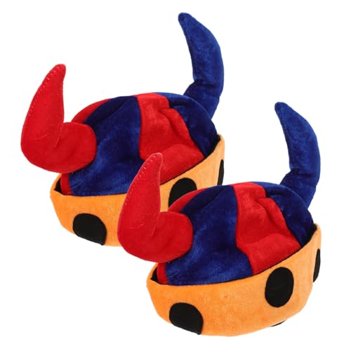 ABOOFAN 2 Stück Zwei Clown Hut Karnevalshut mit Horn Design für Kostüm Party und Auftritte Leicht und Bequem für Erwachsene und Jugendliche ABOOFAN 2 Stück Zwei Clown Hut Karnevalshut mit Horn Design für Kostüm Party und Auftritte Leicht und Bequem für Erwachsene und Jugendliche von ABOOFAN