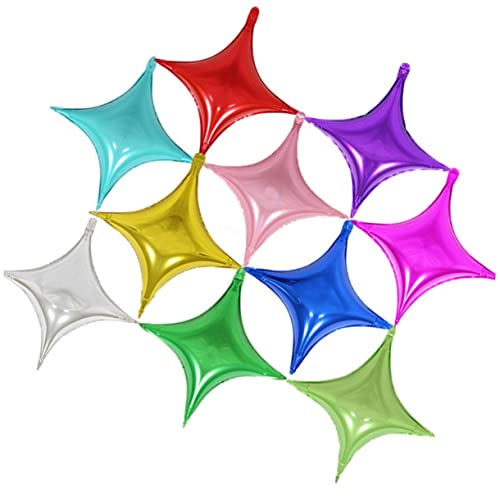 ABOOFAN 20 Stück Aluminium Folienballons Dekorative Sternballons für Hochzeiten Kindergeburtstage und Partys Fotohintergründe und Partydekoration ABOOFAN 20 Stück Aluminium Folienballons Dekorative Sternballons für Hochzeiten Kindergeburtstage und Partys Fotohintergründe und Partydekoration von ABOOFAN