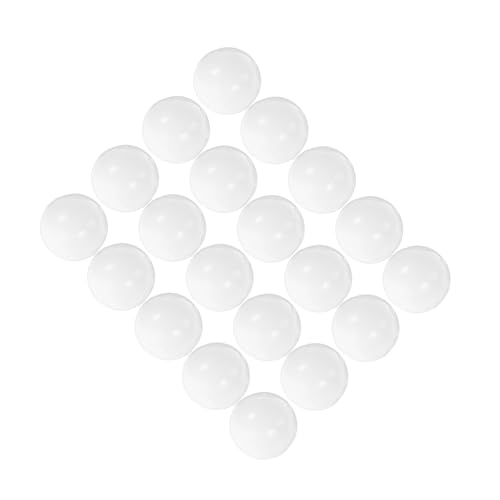 ABOOFAN 20 Stück Mini Vending Machine Capsules Transparente und Weiße Kunststoffkapseln mit Öffnungsfähigem Design Kompatibel für DIY Bastelprojekte Partygeschenke und Spielzeugbehälter von ABOOFAN