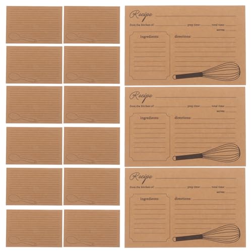 ABOOFAN 20 Stück Rezeptkarte Und Teiler Leeres Kartom Leere Karte Suche Im Hochzeitsregister Die Karte Karteikarte 4x6 Doppelseitiger Druck Karton 4 x 6 Kaffee Papier ABOOFAN 20 Stück Rezeptkarte Und Teiler Leeres Kartom Leere Karte Suche Im Hochzeitsregister Die Karte Karteikarte 4x6 Doppelseitiger Druck Karton 4 x 6 Kaffee Papier von ABOOFAN