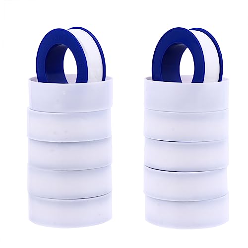 ABOOFAN 20 Stück Rohstoffbandband Weißes Klebeband, strapazierfähig, wasserfest Klempnerband Gewindedichtmittel Dichtmittel für Rohrgewinde Rohrband für Wasserlecks PTFE ABOOFAN 20 Stück Rohstoffbandband Weißes Klebeband, strapazierfähig, wasserfest Klempnerband Gewindedichtmittel Dichtmittel für Rohrgewinde Rohrband für Wasserlecks PTFE von ABOOFAN