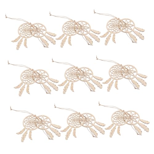 ABOOFAN 20 Stück Teiliges Unvollendete Holz Fangnetz Kits für Diy Bastelprojekte Wanddekorationen Handgemachte Holzschnittformen für Kreative Heimdekorationen ABOOFAN 20 Stück Teiliges Unvollendete Holz Fangnetz Kits für Diy Bastelprojekte Wanddekorationen Handgemachte Holzschnittformen für Kreative Heimdekorationen von ABOOFAN