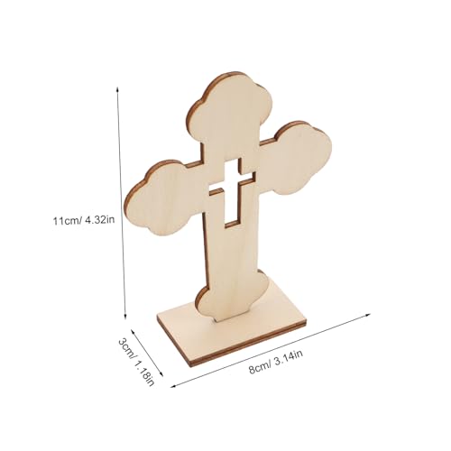 ABOOFAN 20 Stück Unfertige Holz-kreuze zum Basteln Stabile Tischdekoration aus Holz für Weihnachten Taufe und Erstkommunion Kreative Diy-kreuz-deko für Katholisches Zuhause und ABOOFAN 20 Stück Unfertige Holz-kreuze zum Basteln Stabile Tischdekoration aus Holz für Weihnachten Taufe und Erstkommunion Kreative Diy-kreuz-deko für Katholisches Zuhause und von ABOOFAN