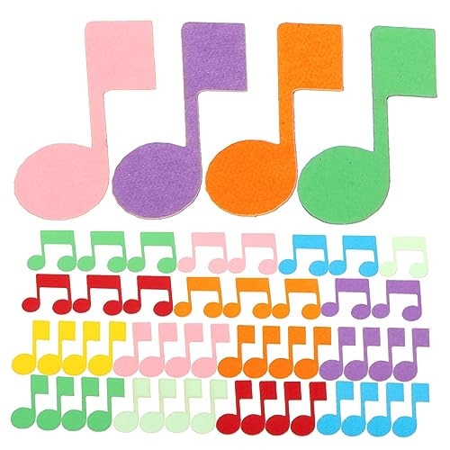 ABOOFAN 200 Stück Teiliges Musiknoten Konfetti aus Papier Bunte Streudeko für Partys und Geburtstage Musik Tischdeko für Fröhliche Feierlichkeiten Vielseitige Dekoration für Events und von ABOOFAN