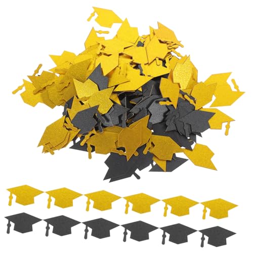 ABOOFAN Konfetti in Form Eines Bachelor-huts Zum Schulabschluss 200 Stück Kreative Tischdekoration Für Die Abschlussfeier Einfach Zu Verwendende Sichere Dekorationen Aus Papiermaterial ABOOFAN Konfetti in Form Eines Bachelor-huts Zum Schulabschluss 200 Stück Kreative Tischdekoration Für Die Abschlussfeier Einfach Zu Verwendende Sichere Dekorationen Aus Papiermaterial von ABOOFAN