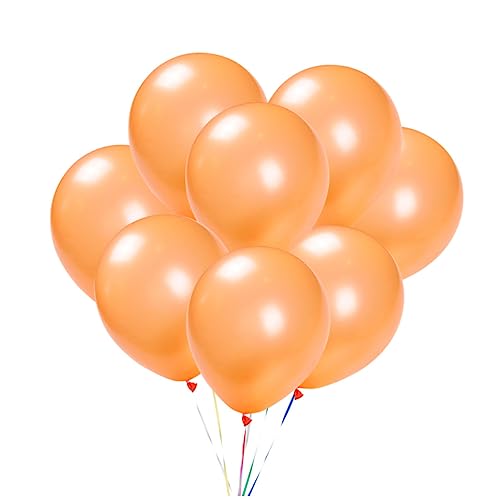 ABOOFAN 20Stücke Orange Luftballons Dicke Perleffekt Ballons Für Geburtstagsdekorationen Party Dekorationen Und Besondere Anlässe Langlebig Und Sicher von ABOOFAN