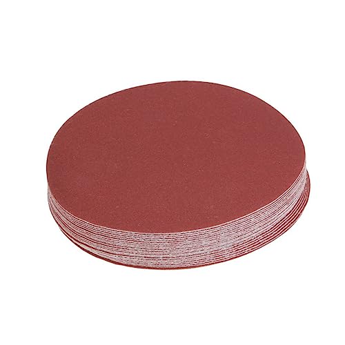 ABOOFAN 20Stücke Schleifscheiben Ziegelrote Schleifpapier Pads Für Effizientes Reinigen Finishing Hochreines Aluminiumoxid Für Schleifmaschinen Handwerk von ABOOFAN