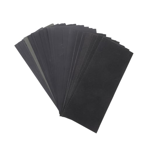 ABOOFAN 24 Stück Matte Papierkombination Schleifteller Mit Nassschleifset Schleifklötze Karosserie Mikromaschen Schleifpapier Radiergummi Trockenbauschwamm Grey Sandpapier von ABOOFAN