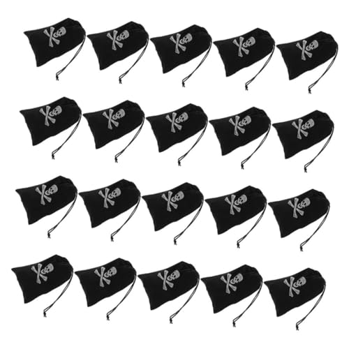 ABOOFAN 24 Stück Piraten Kordelzug Taschen mit Design für Halloween Süßigkeiten Reise und Outdoor Aktivitäten Große Kapazität und Praktische Tragbarkeit ABOOFAN 24 Stück Piraten Kordelzug Taschen mit Design für Halloween Süßigkeiten Reise und Outdoor Aktivitäten Große Kapazität und Praktische Tragbarkeit von ABOOFAN