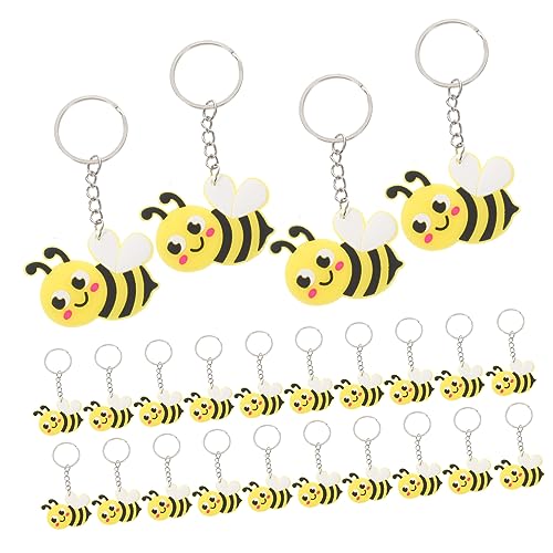 ABOOFAN 24Stücke Schlüsselanhänger Biene Lustige Cartoon Bienenschlüsselringe für Taschen Geldbörsen und Autos Niedliche Bienen Schlüsselanhänger für Freunde ABOOFAN 24Stücke Schlüsselanhänger Biene Lustige Cartoon Bienenschlüsselringe für Taschen Geldbörsen und Autos Niedliche Bienen Schlüsselanhänger für Freunde von ABOOFAN