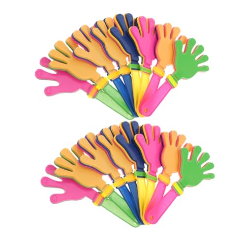 ABOOFAN 25 Stück Teiliges Handklatscher Leichte Bunte Lärmgeber für Party Sportveranstaltungen und Kindergeburtstag Sichere Plastikklatscher zum Anfeuern und Mitmachen ABOOFAN 25 Stück Teiliges Handklatscher Leichte Bunte Lärmgeber für Party Sportveranstaltungen und Kindergeburtstag Sichere Plastikklatscher zum Anfeuern und Mitmachen von ABOOFAN