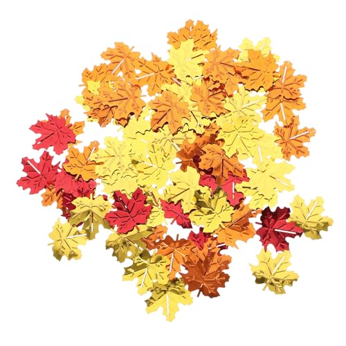 ABOOFAN 2Satz Ahornblatt Konfetti Pro Kreative Tischdekoration Für Thanksgiving Erntedankfest Dekoration Einzigartige Farben ABOOFAN 2Satz Ahornblatt Konfetti Pro Kreative Tischdekoration Für Thanksgiving Erntedankfest Dekoration Einzigartige Farben von ABOOFAN
